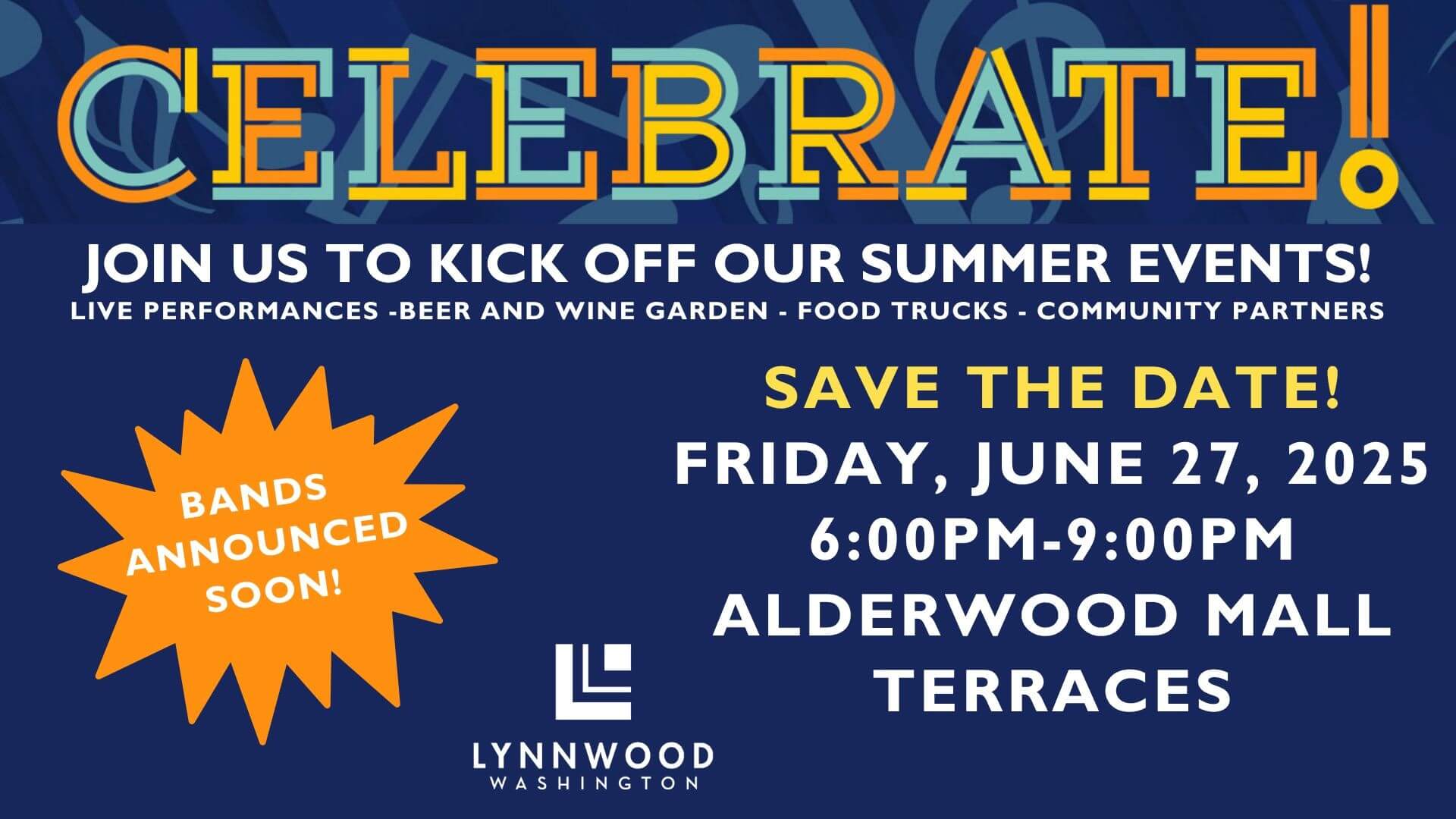 SAVE THE DATE Kick off summer event